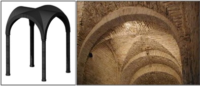 Bóveda de arista dibujo