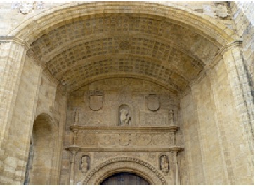 Ejemplo de bóveda rebajada