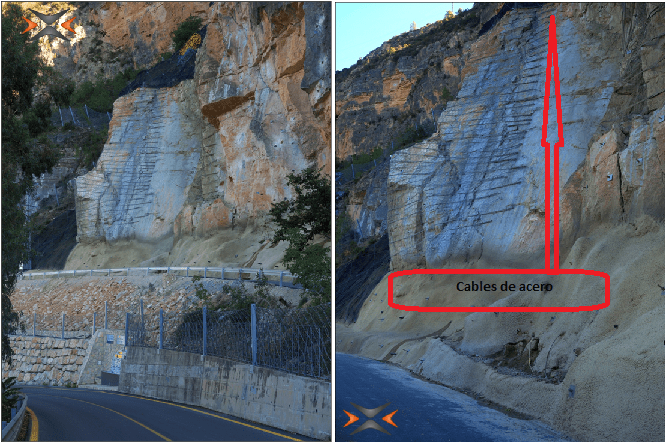 ladera de cortes unido